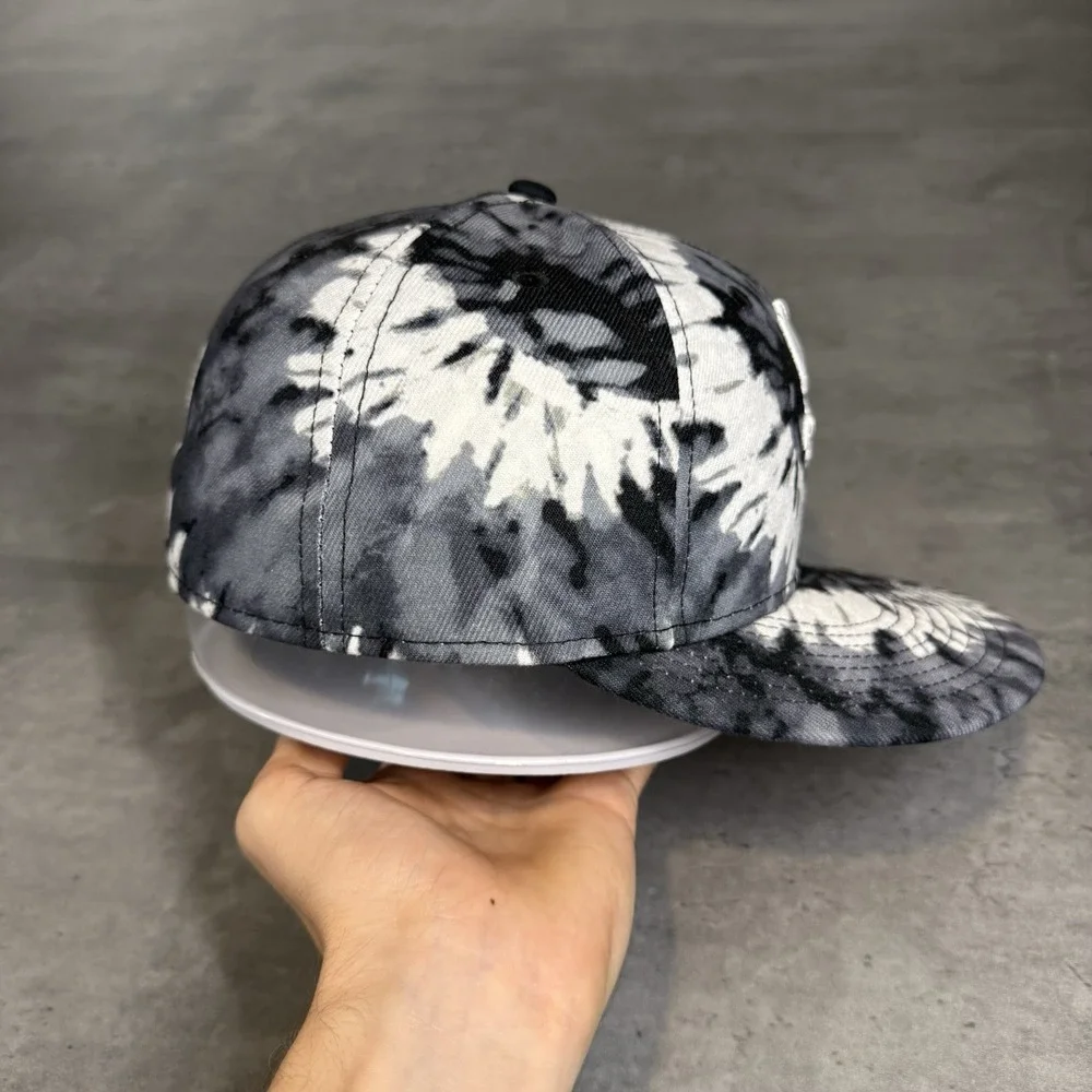 Chicago White Sox Hat‎ New Era Cap 7 Black Gray White Tie Dye 59Fifty Cap Fitted